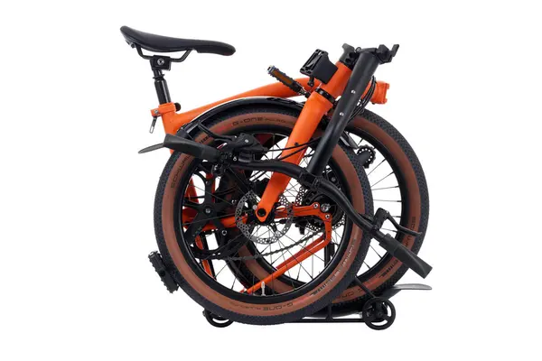 G-Line en Adventure Orange (vista 4) — foto oficial de Brompton